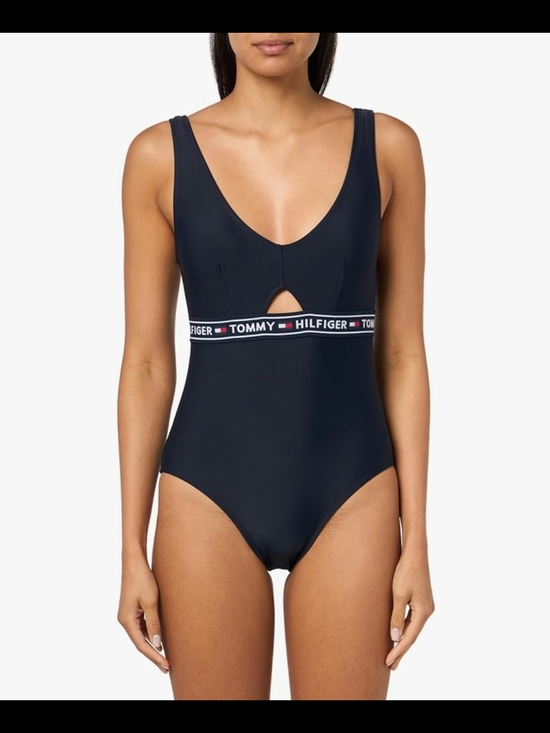 Tommy Hilfiger Other - 4th Of July Tommy Hilfiger Navy One-Piece with Branded Elastic Band Front Cutout